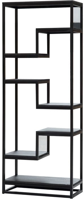 Neva wandkast black teak