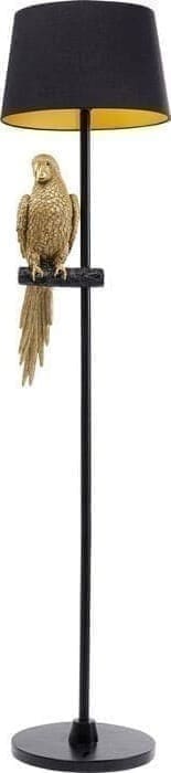 Vloerlamp Animal Parrot Gold 176cm Kare Design Vloerlamp 53445
