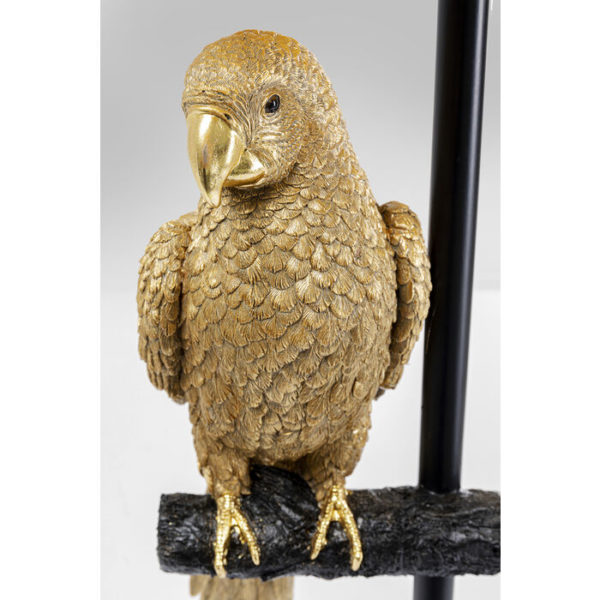 Vloerlamp Animal Parrot Gold 176cm Kare Design Vloerlamp 53445