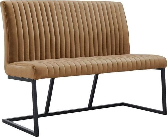 Profijt Meubel Eetbank 130cm Pareda cognac  Eetkamerbank