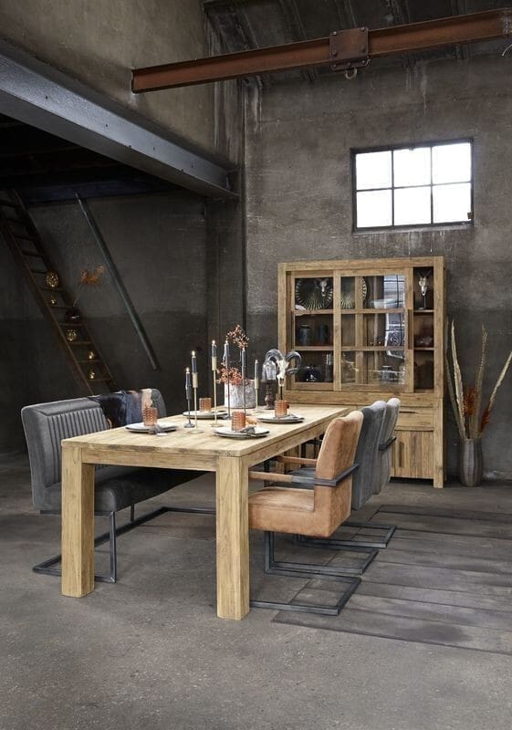 Pronto Wonen Eetbank Parantino (170) stof green