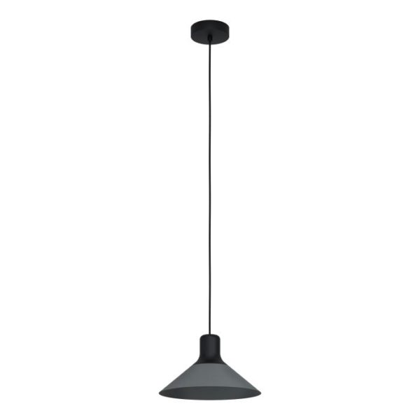 Abreosa hanglamp - zwart - grijs Eglo Hanglamp 99511-EGLO