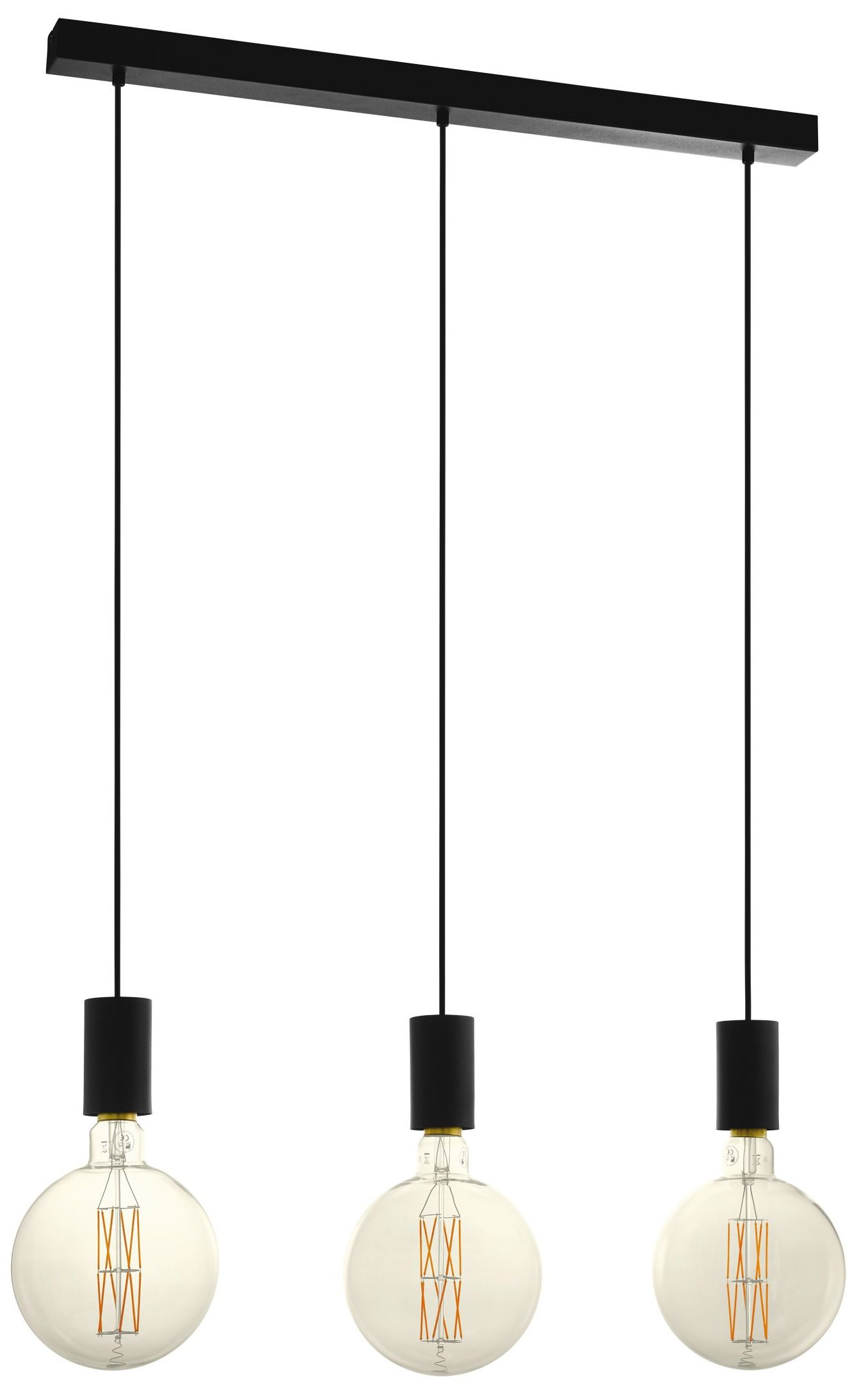 EGLO Pozueta Hanglamp - E27 - 84 cm - Zwart