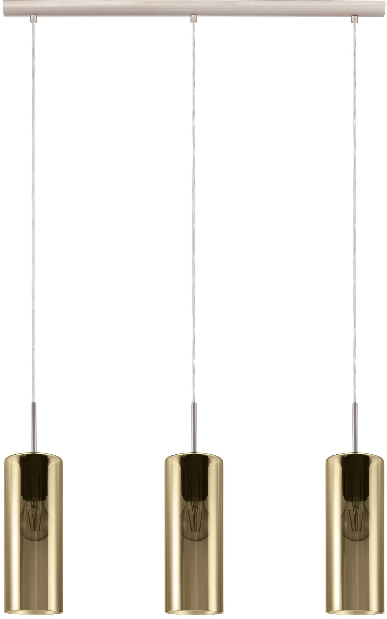 EGLO Selvino - Hanglamp - E27 - 10 cm - Nikkel/Mat