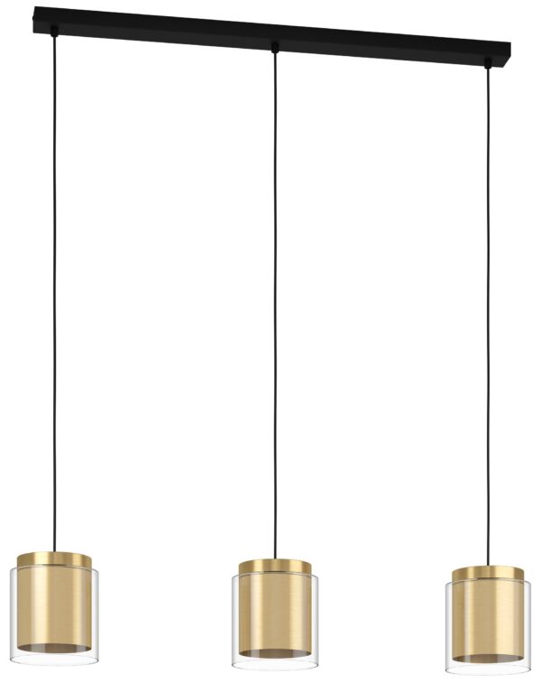 Lagunitas hanglamp - zwart - geelkoper - goud Eglo Hanglamp 99654-EGLO