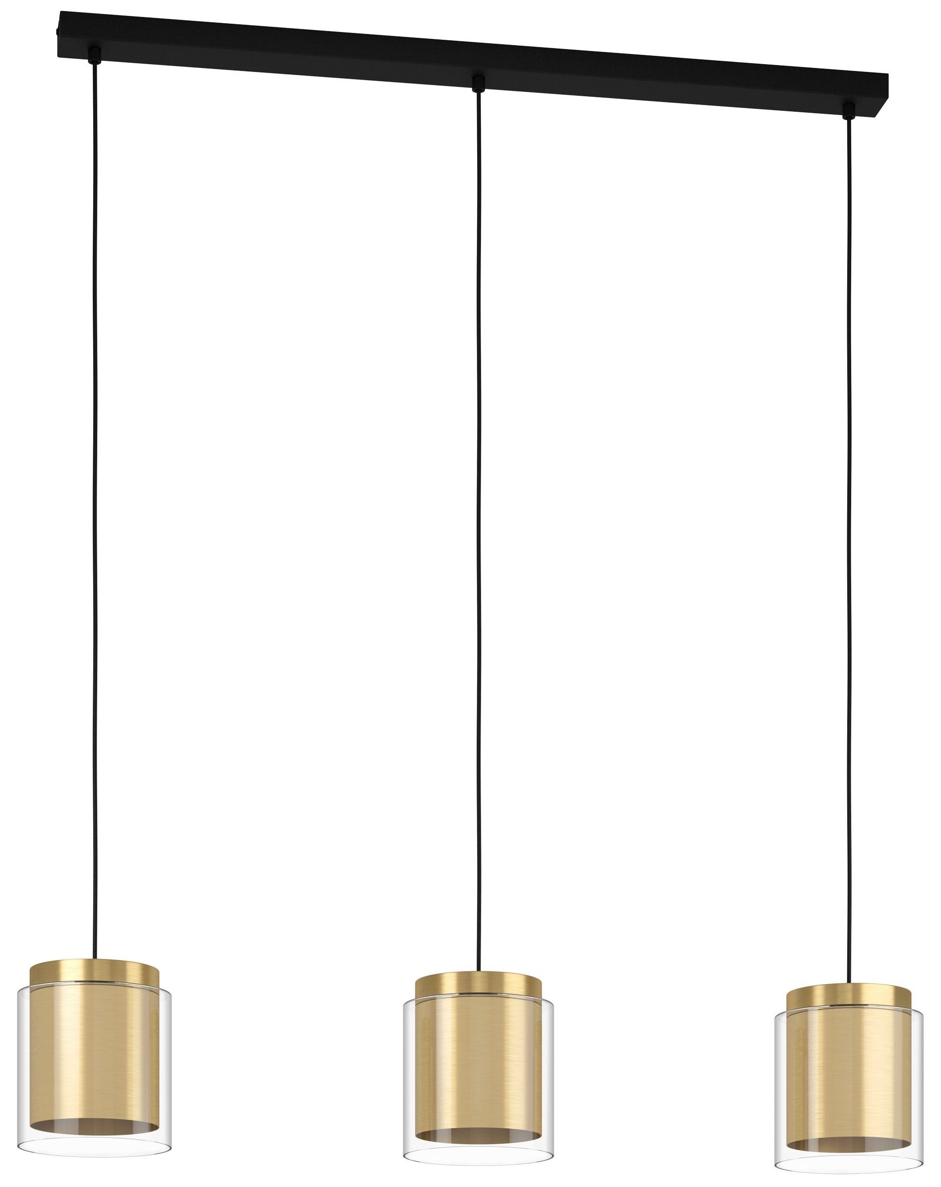 Lagunitas hanglamp - zwart - geelkoper - goud - 3L