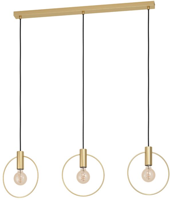 Manizales hanglamp - geelkoper-geborsteld Eglo Hanglamp 98835-EGLO