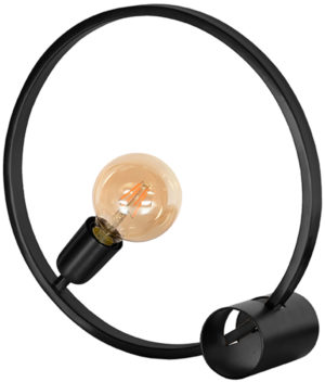 LABEL51 Tafellamp Ring - Zwart - Metaal Zwart Tafellamp