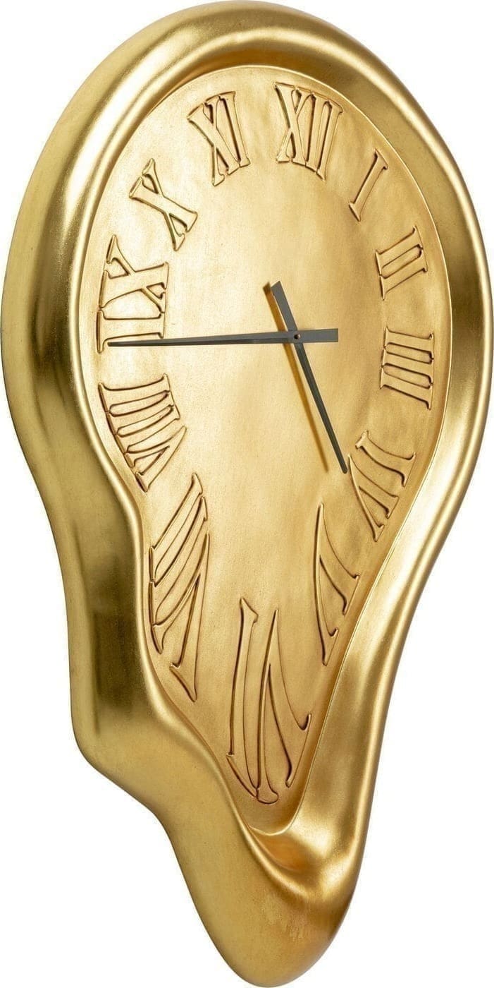 Klok Big Drop Gold 92x127cm Kare Design Klok 53519
