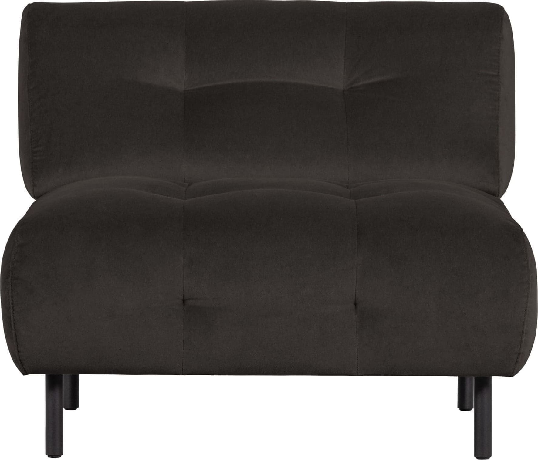 WOOOD Lloyd Fauteuil Gewassen Fluweel Cast Iron Cast iron Bank
