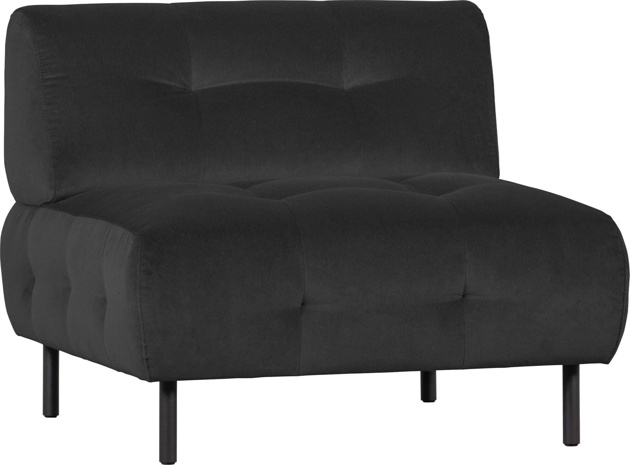 WOOOD Lloyd Fauteuil Gewassen Fluweel Cast Iron Cast iron Bank