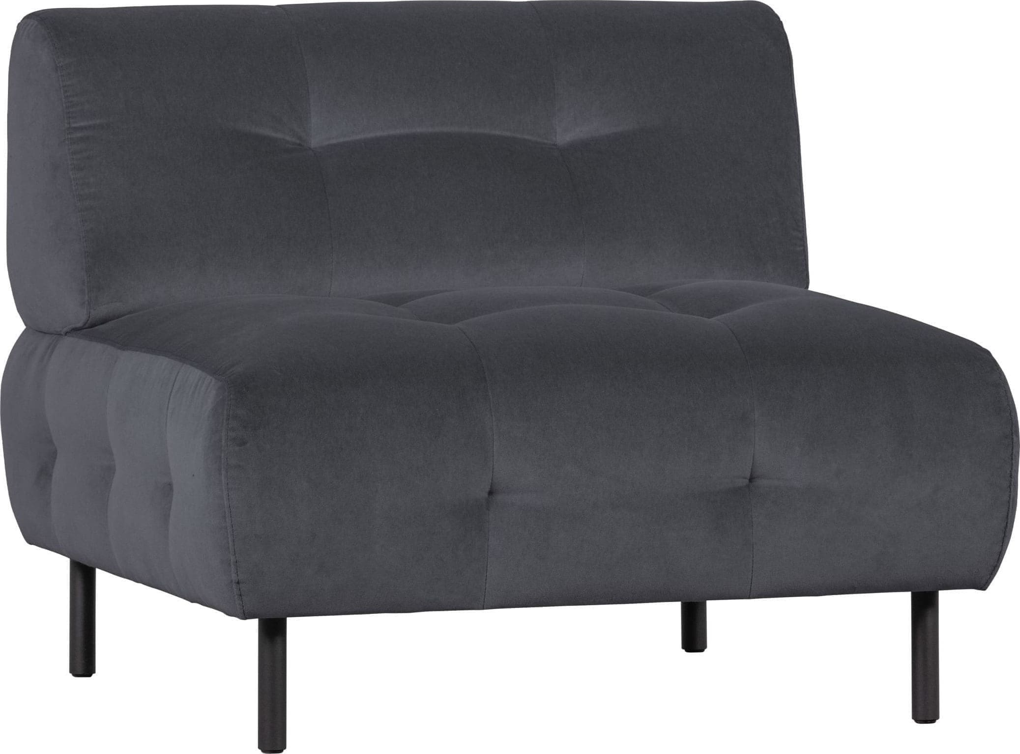 WOOOD Lloyd Fauteuil Gewassen Fluweel Cloud Cloud Bank