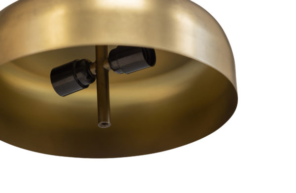 WOOOD Safa Hanglamp Horizontaal Metaal Glas Brass Black/brass Lamp