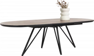Xooon Torano uitschuiftafel 190 (+ 60) x 110 cm Eettafel