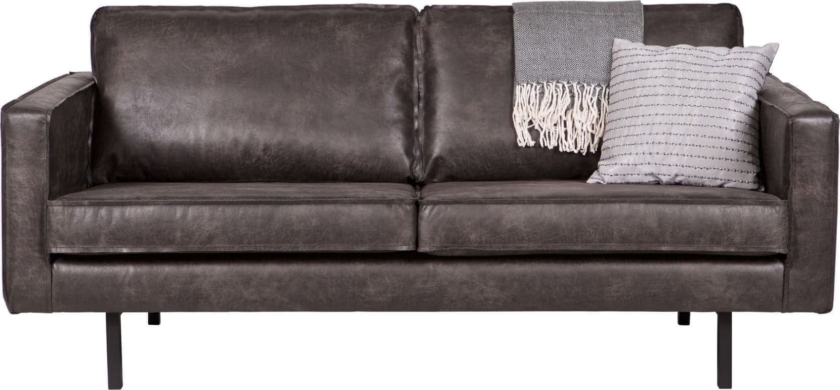 BePureHome Rodeo 2,5-zitsbank Zwart Black Bank
