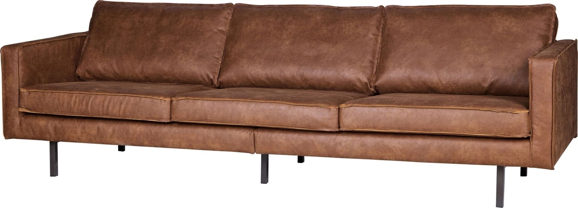 BePureHome Rodeo 3-zitsbank Cognac Cognac Bank