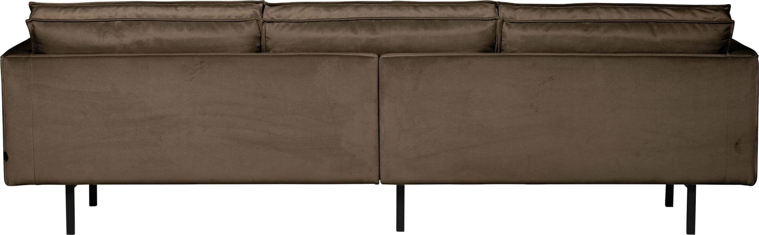 BePureHome Rodeo 3-zitsbank Velvet Taupe Taupe Bank