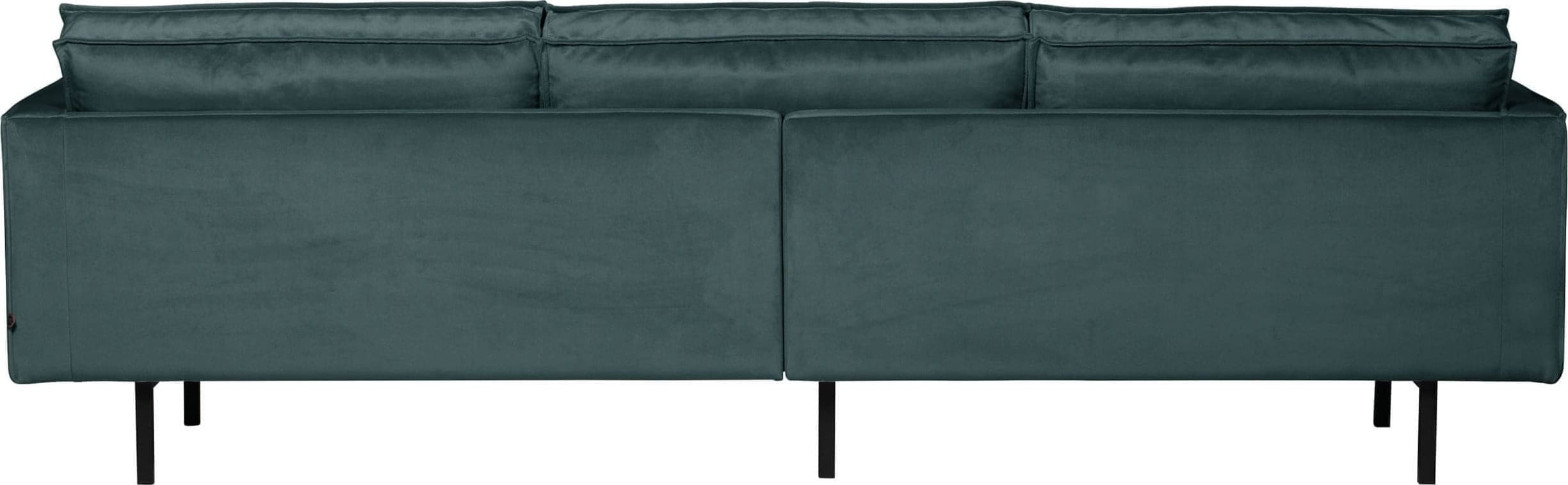 BePureHome Rodeo 3-zitsbank Velvet Teal Teal Bank