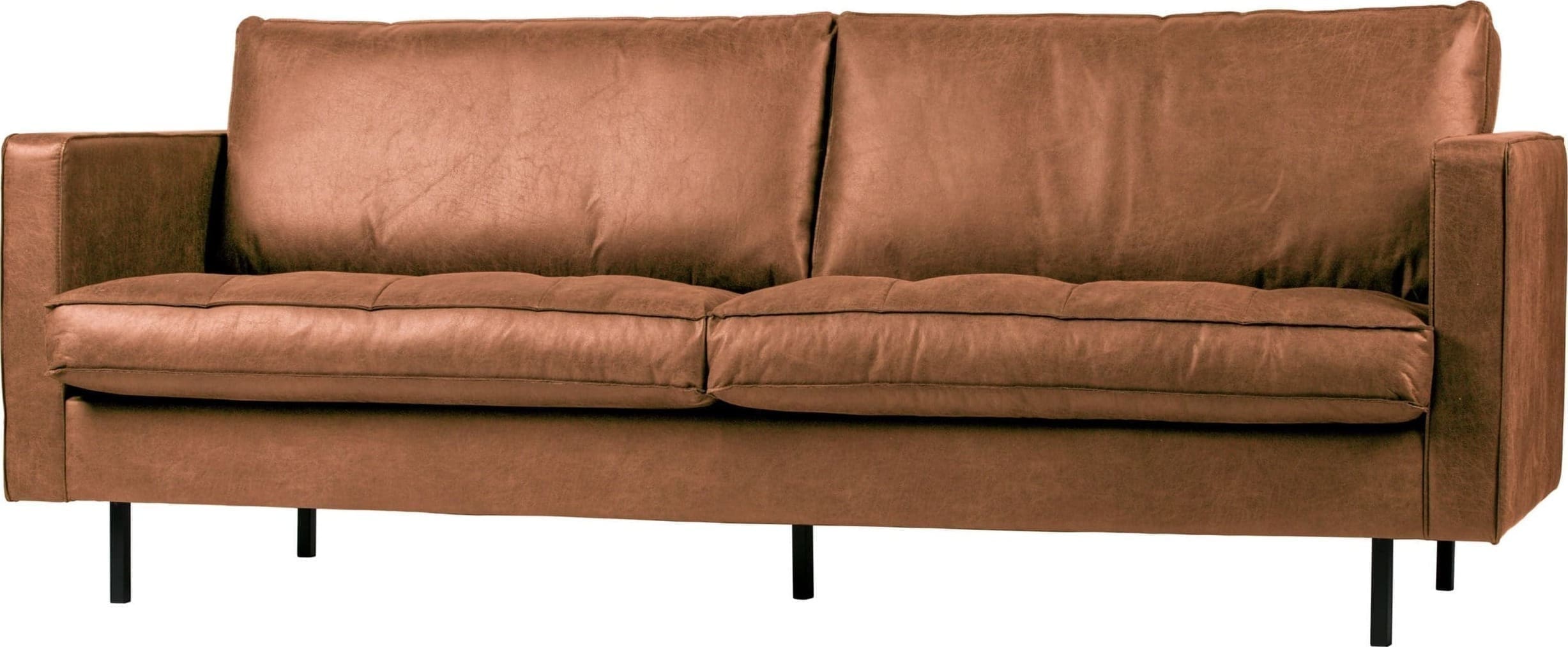 BePureHome Rodeo Classic 2,5-zitsbank Cognac Cognac Bank