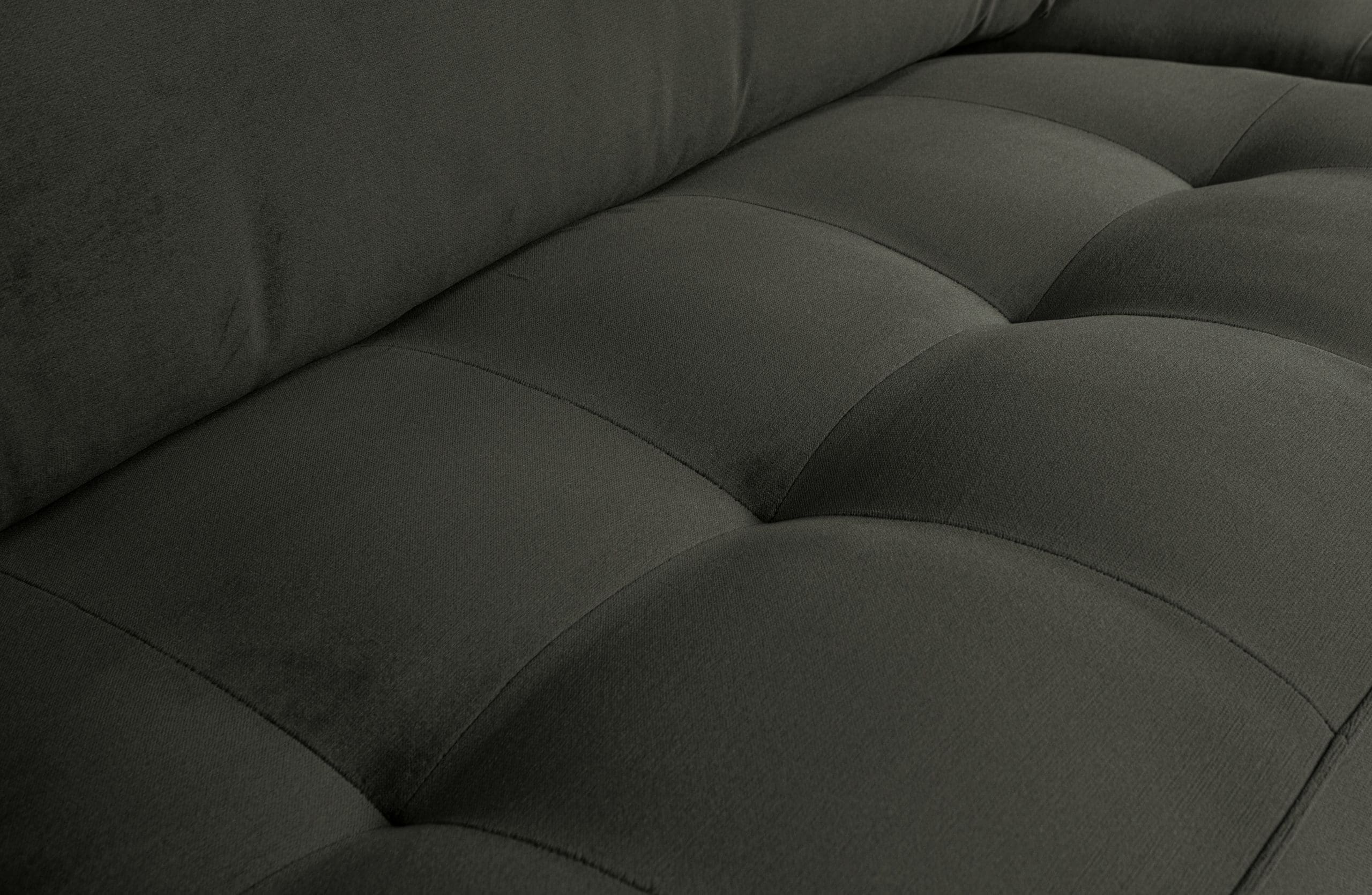 BePureHome Rodeo Classic 2,5-zitsbank Velvet Antraciet Anthracite Bank