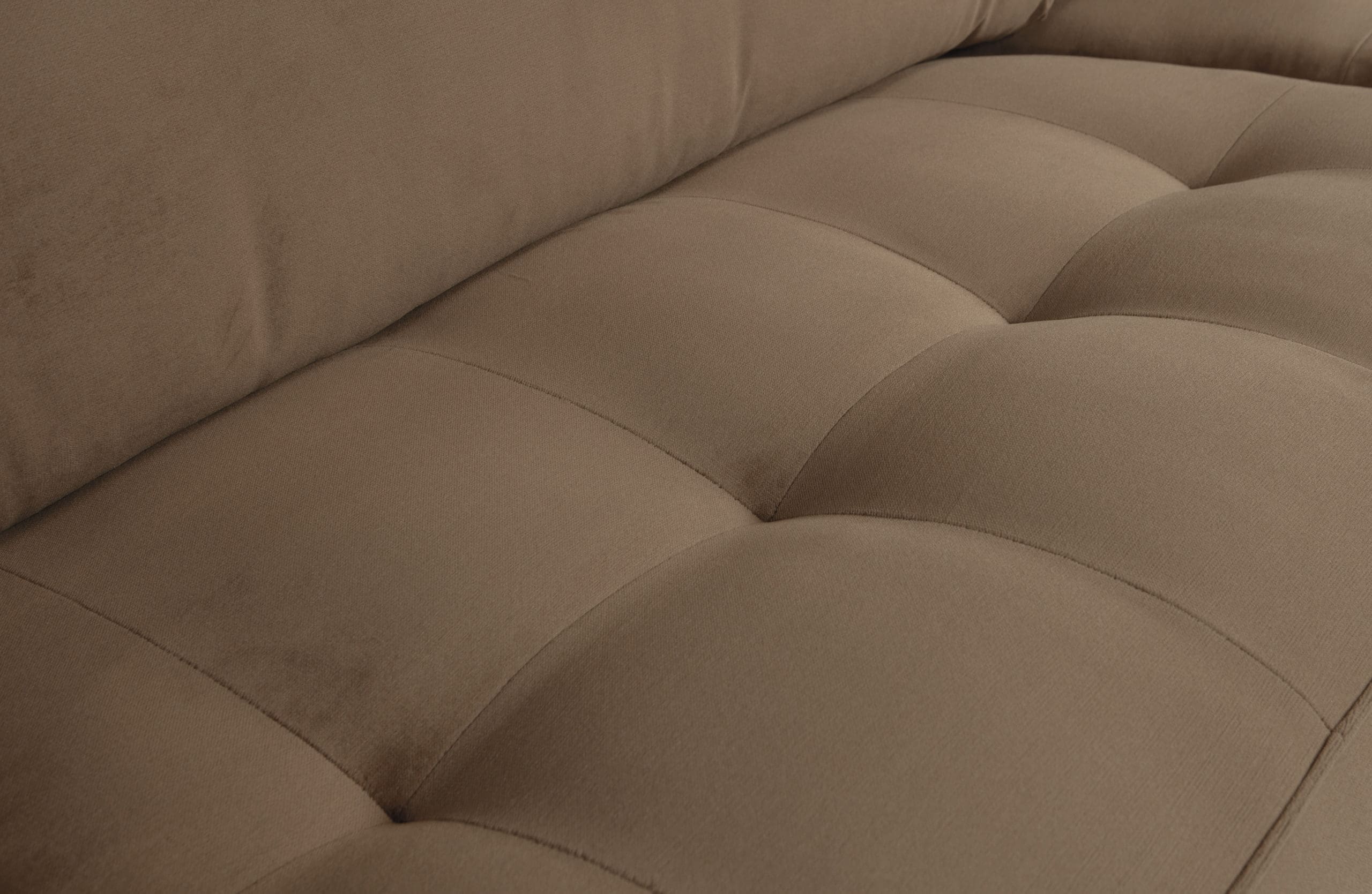 BePureHome Rodeo Classic 2,5-zitsbank Velvet Taupe Taupe Bank