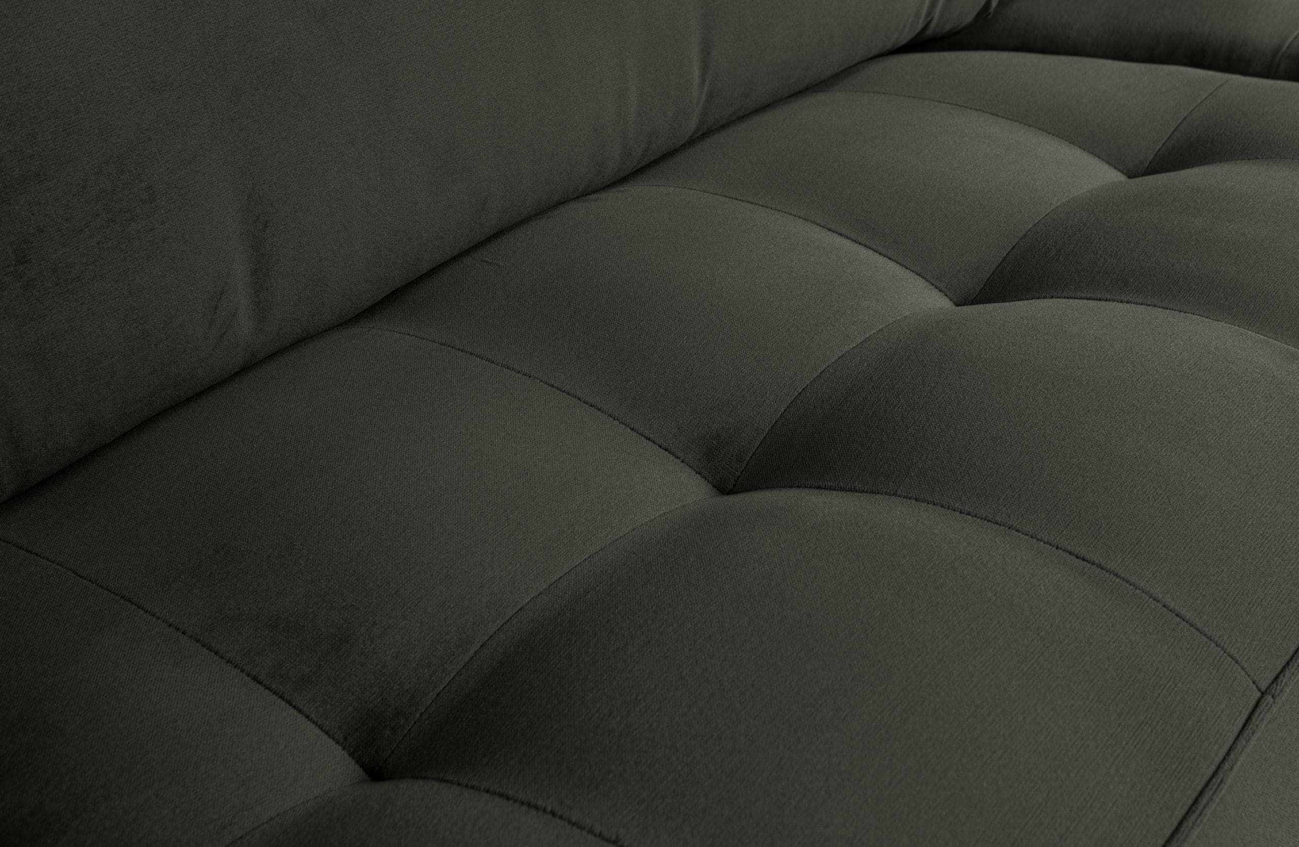 BePureHome Rodeo Classic 3-zitsbank Velvet Antraciet Anthracite Bank
