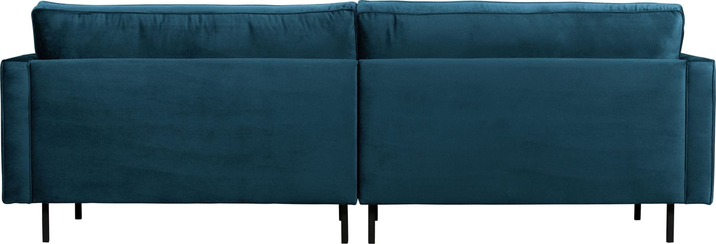 BePureHome Rodeo Classic 3-zitsbank Velvet Blue Blue Bank