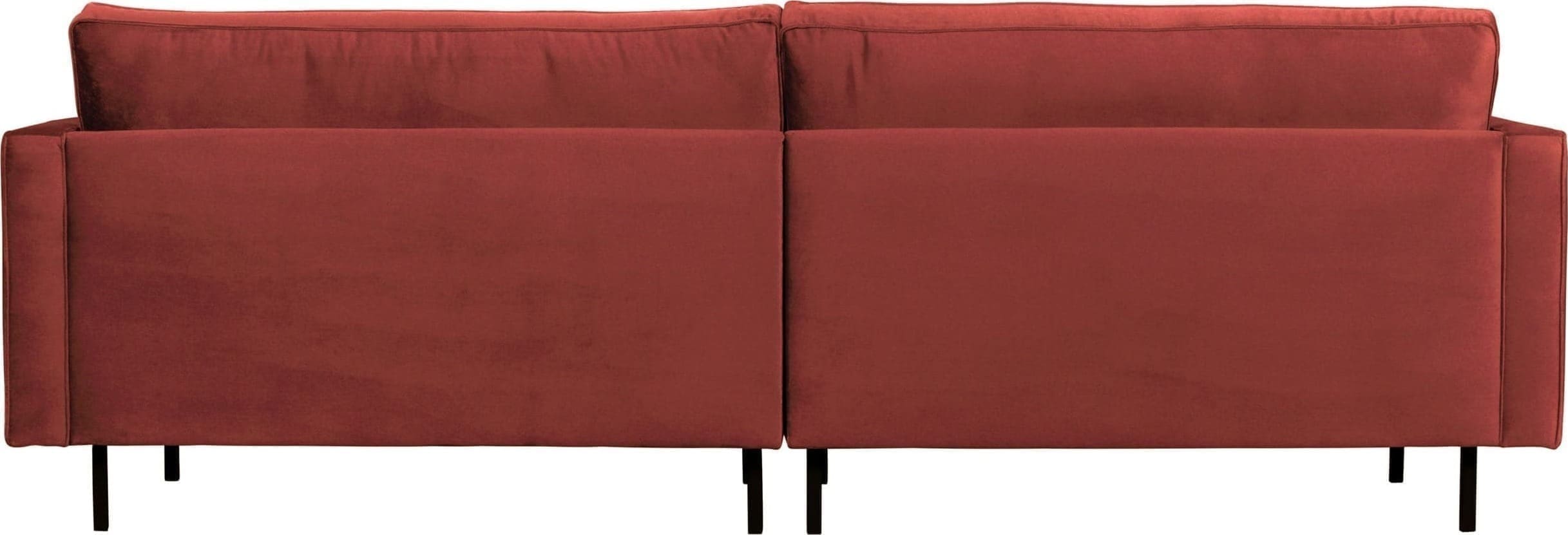 BePureHome Rodeo Classic 3-zitsbank Velvet Chestnut Chestnut Bank