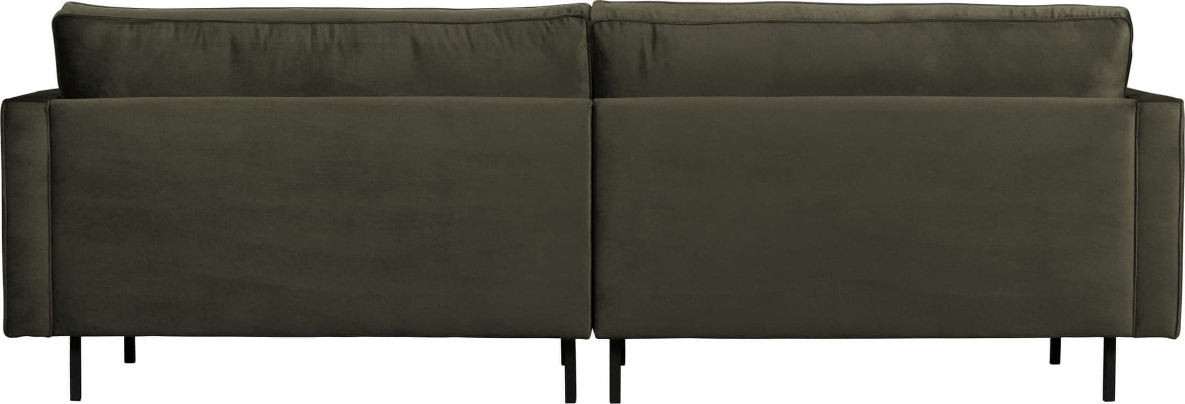 BePureHome Rodeo Classic 3-zitsbank Velvet Dark Green Hunter Dark green Bank