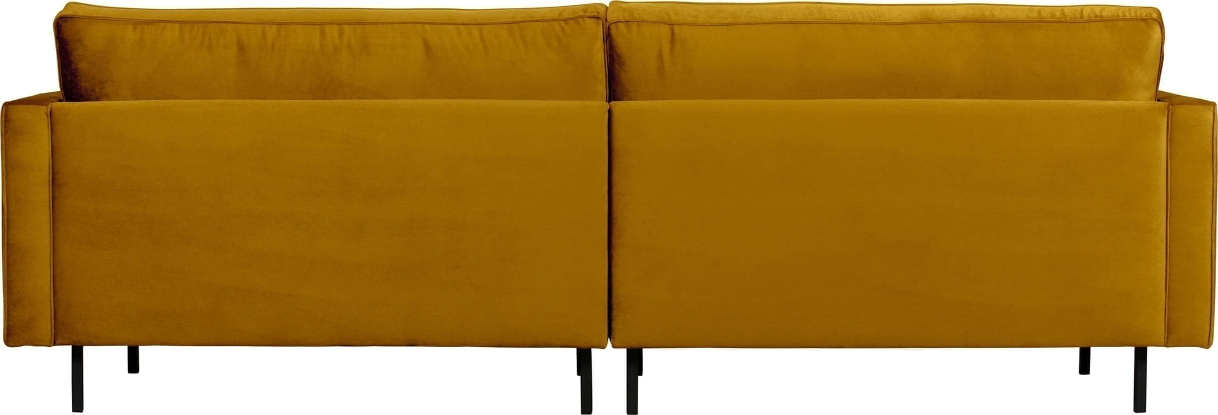 BePureHome Rodeo Classic 3-zitsbank Velvet Oker Ochre Bank