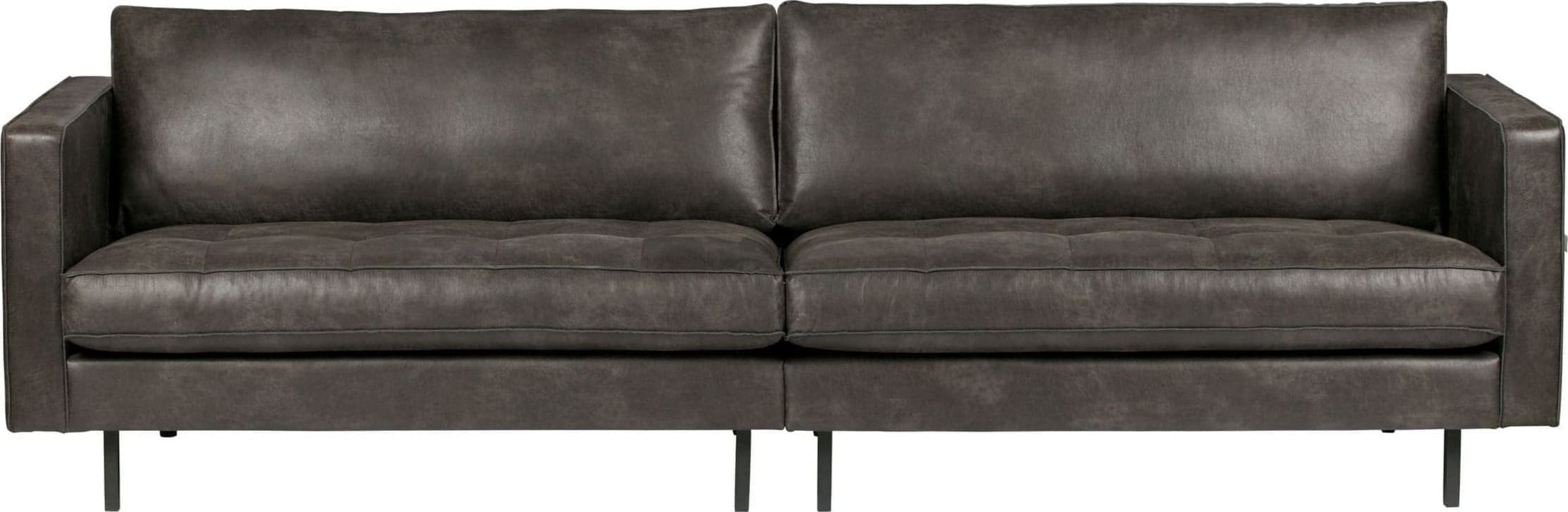 BePureHome Rodeo Classic 3-zitsbank Zwart Black Bank