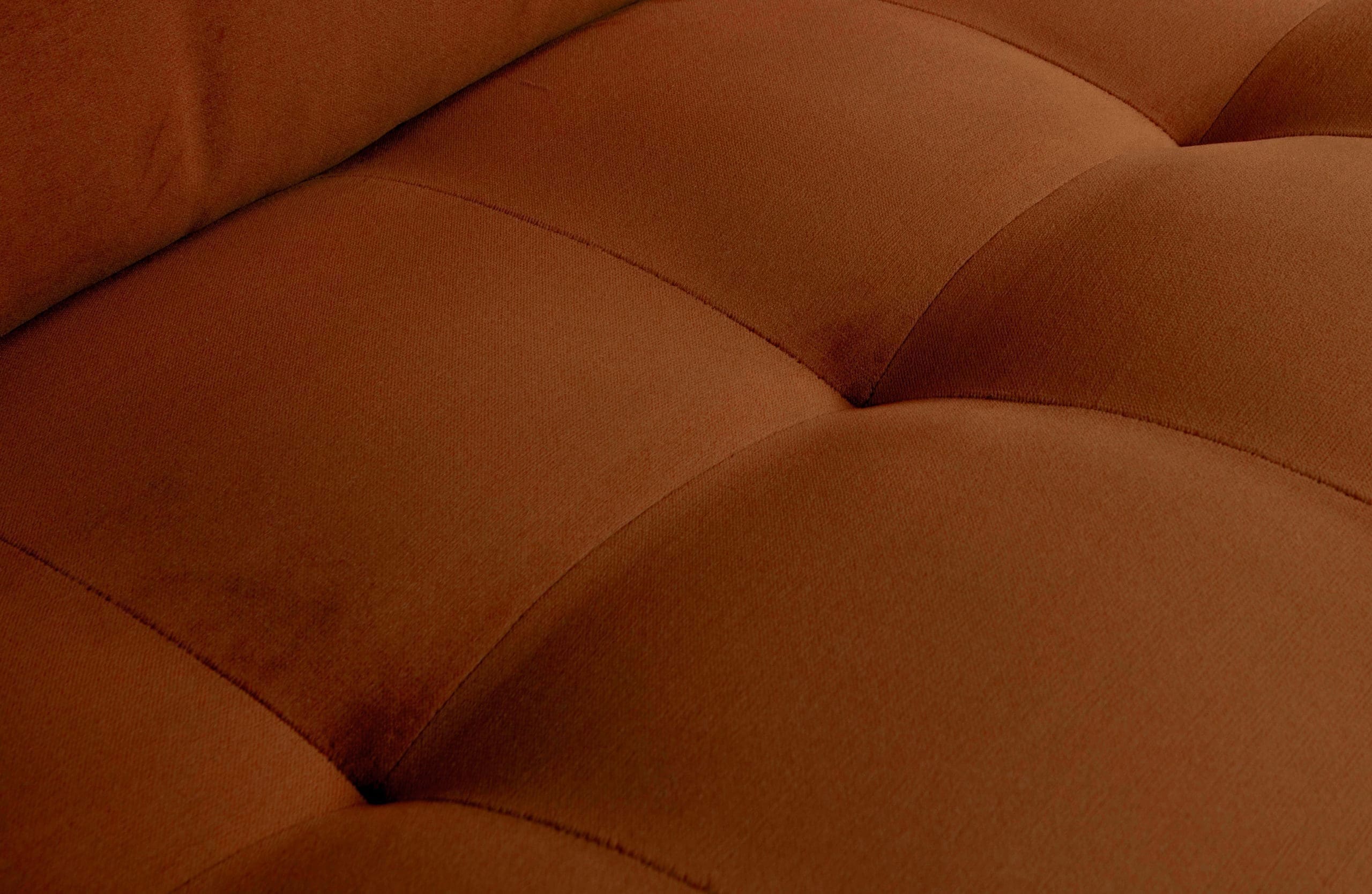 BePureHome Rodeo Classic Fauteuil Velvet Roest Rust Bank