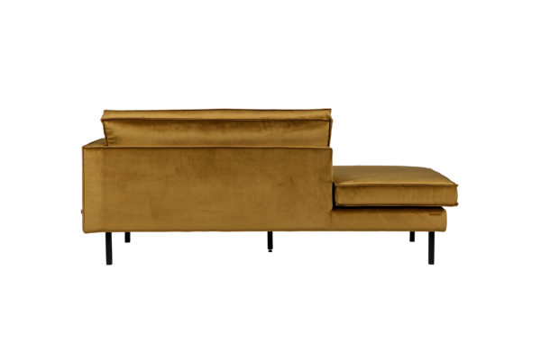 BePureHome Rodeo Daybed Right Velvet Honing Geel Honey yellow Bank