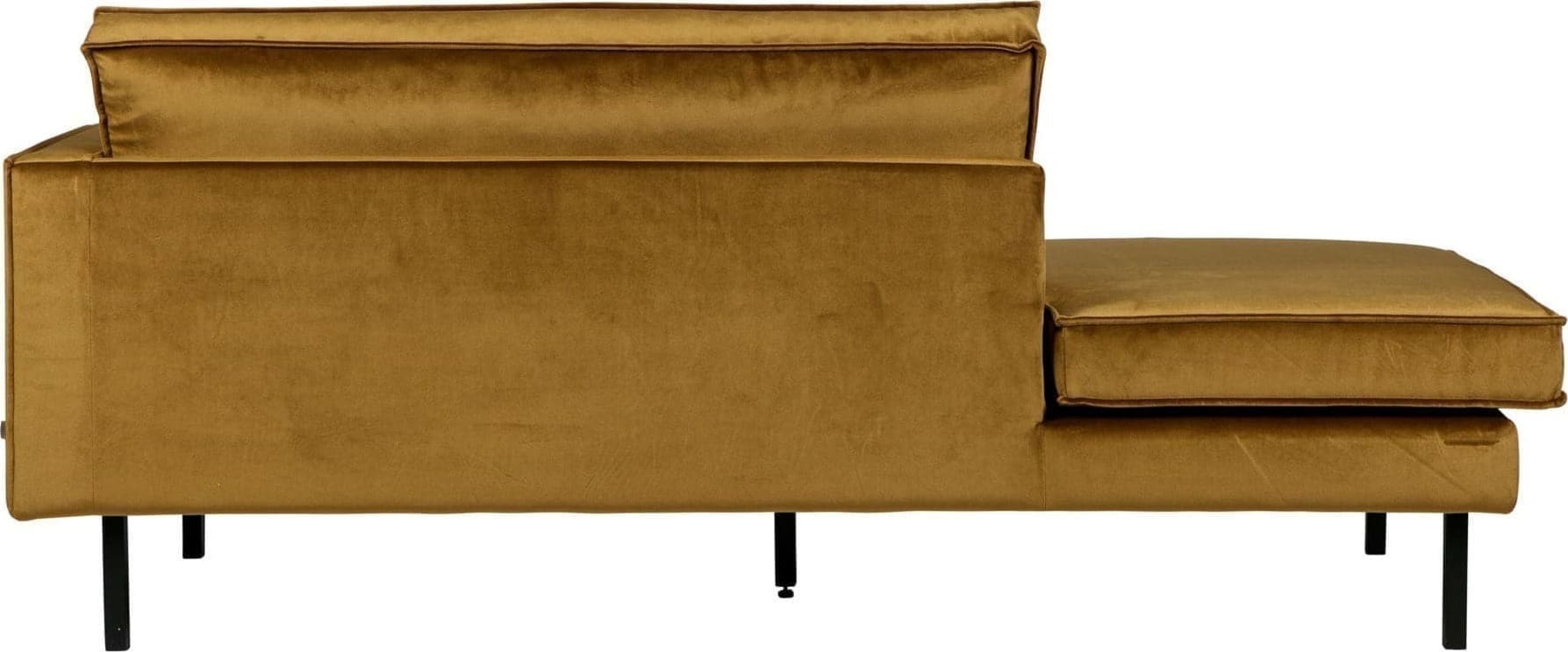 BePureHome Rodeo Daybed Right Velvet Honing Geel Honey yellow Bank