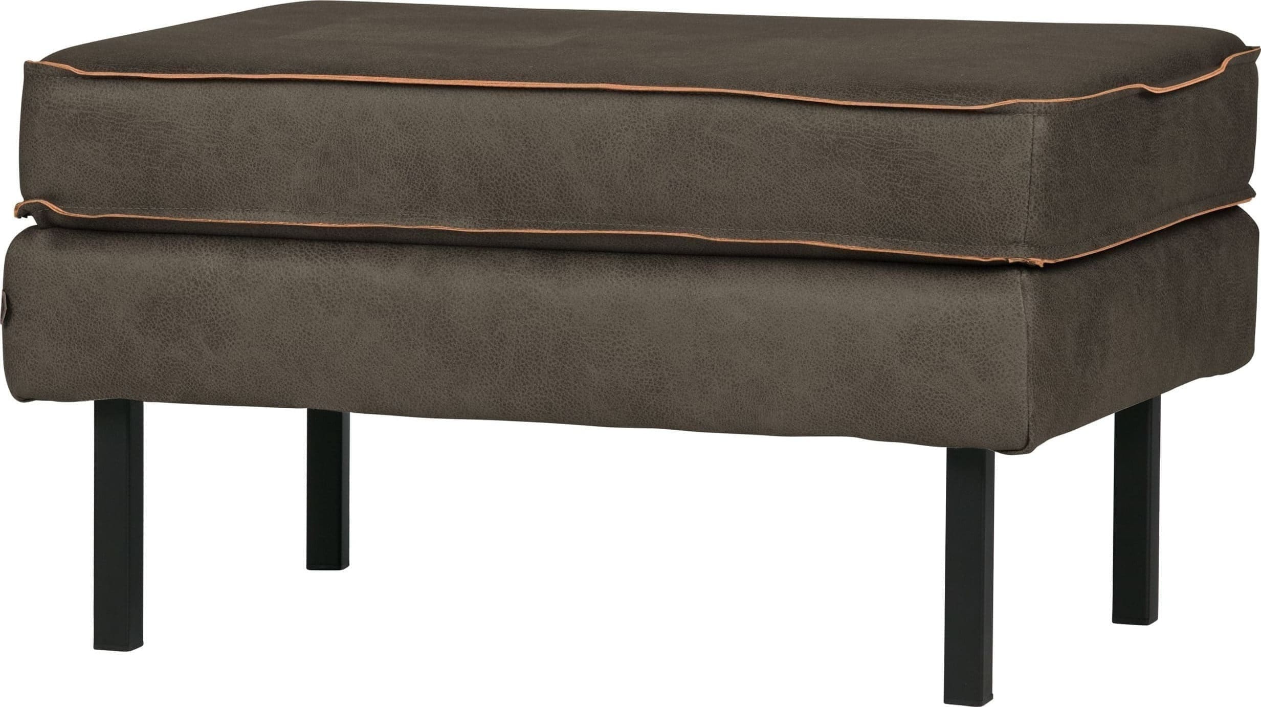 BePureHome Rodeo Hocker Op Poten Army Army Eetkamerstoel