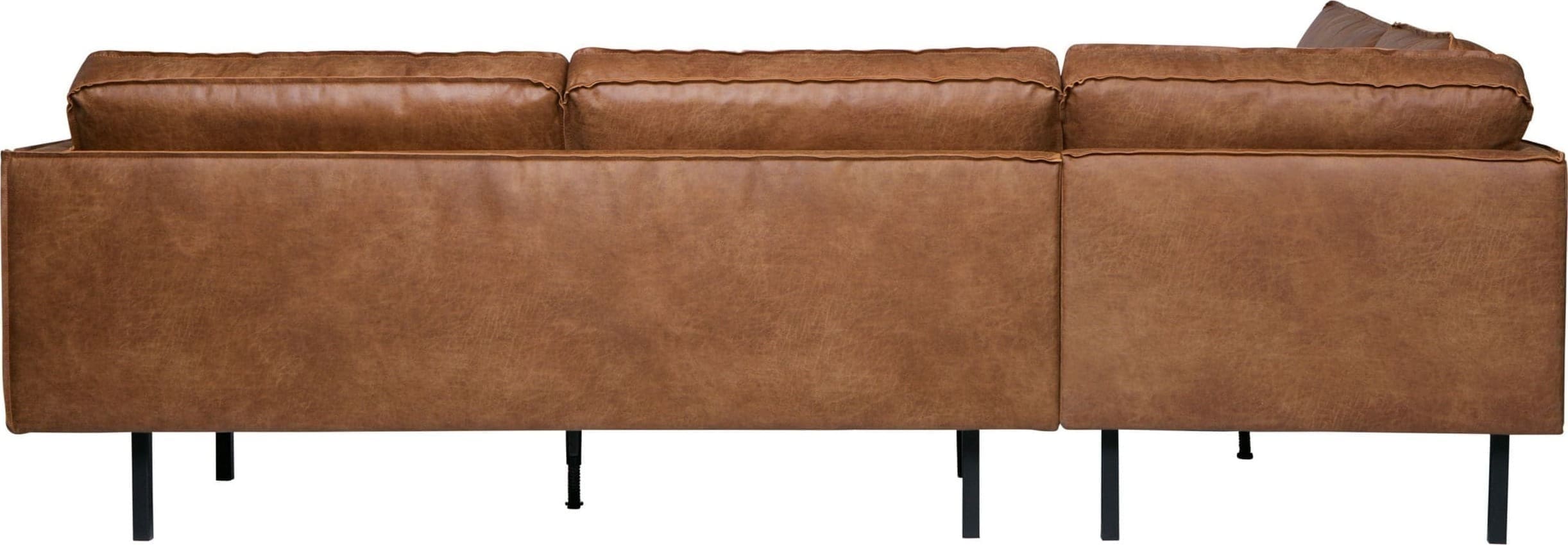 BePureHome Rodeo Hoekbank Links Cognac Cognac Bank