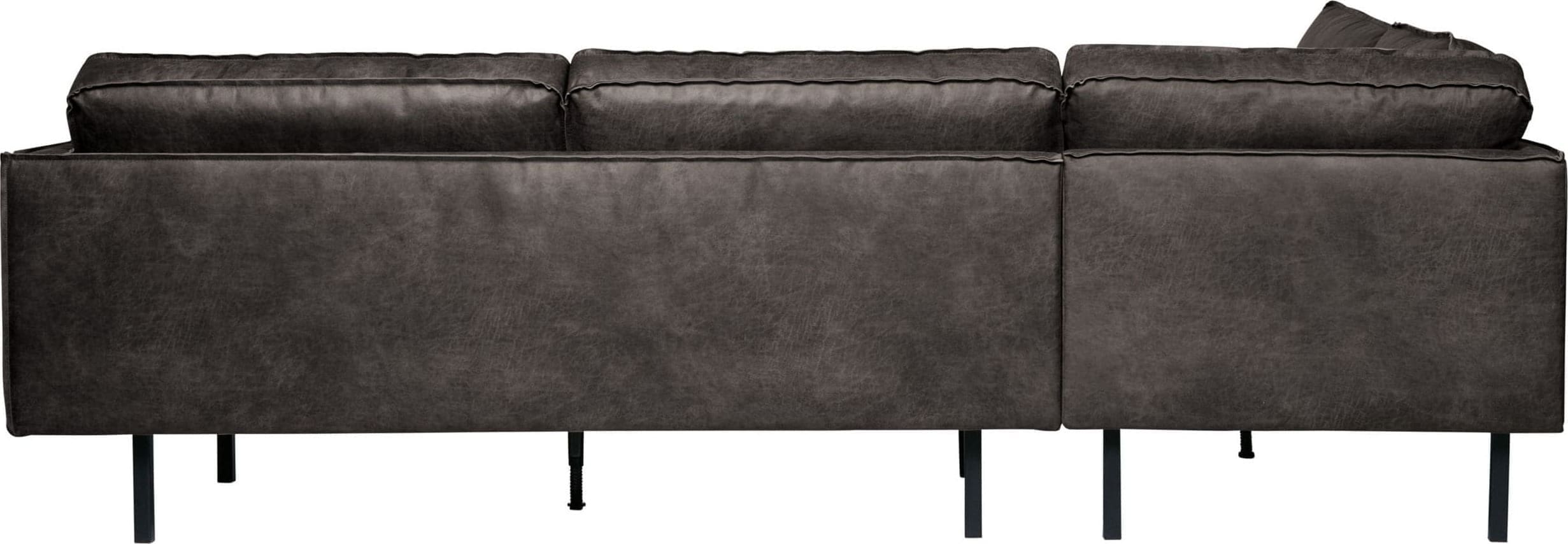 BePureHome Rodeo Hoekbank Links Zwart Black Bank