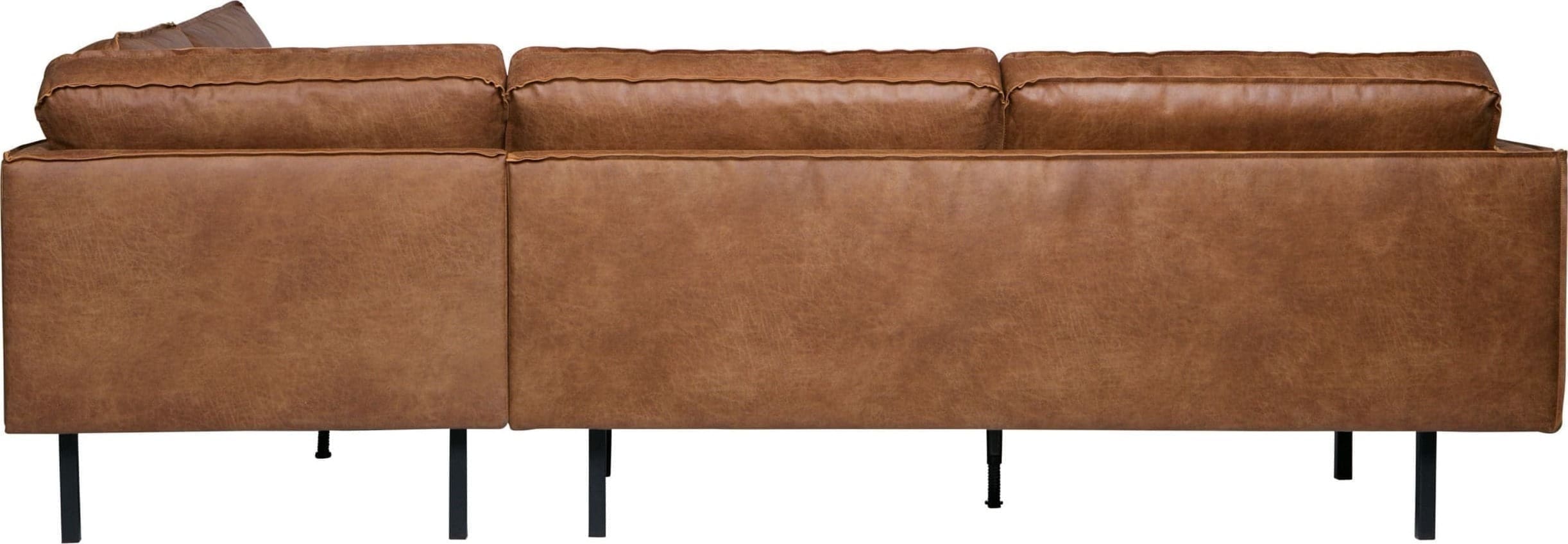 BePureHome Rodeo Hoekbank Rechts Cognac Cognac Bank