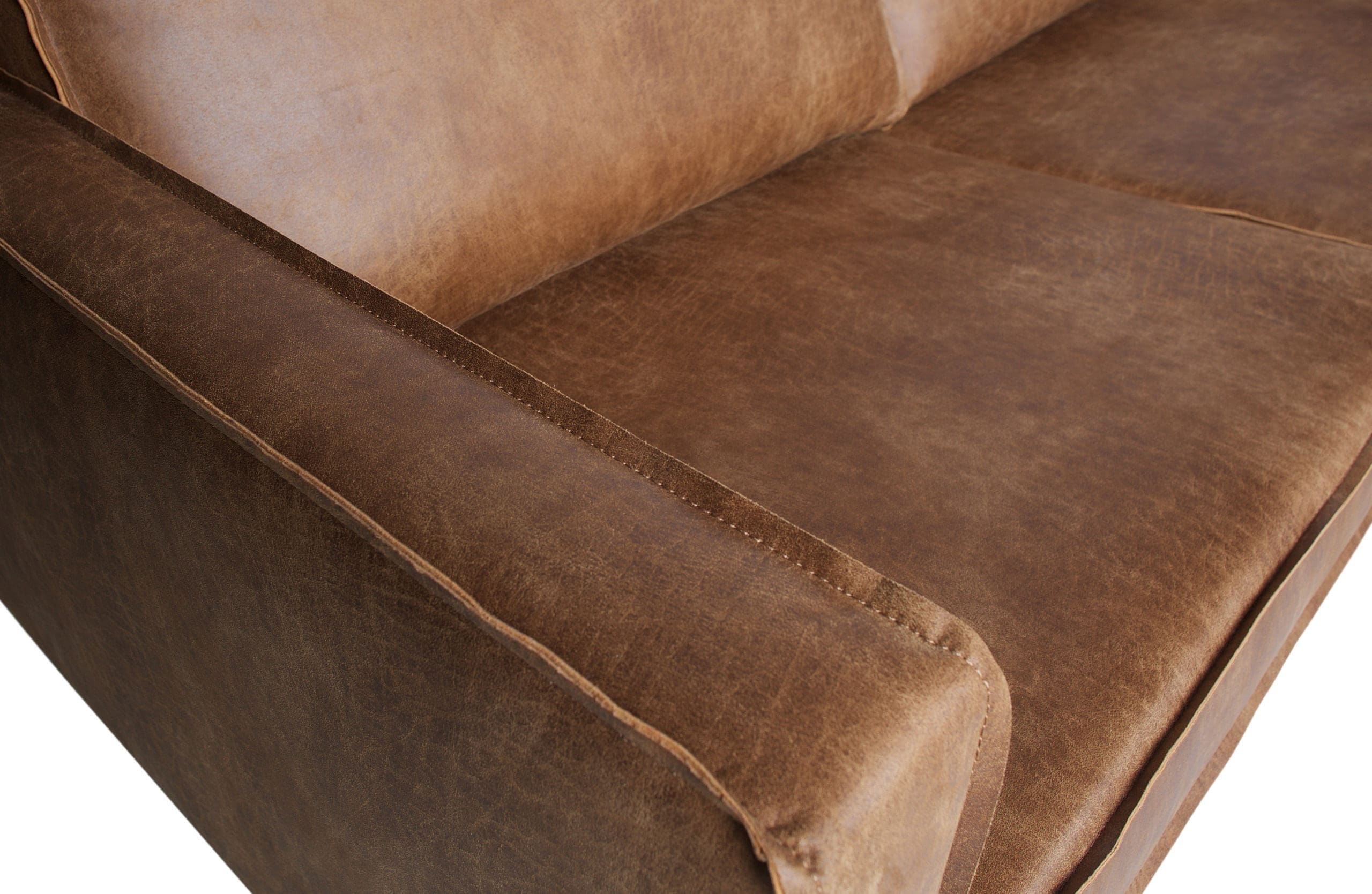 BePureHome Rodeo Hoekbank Rechts Cognac Cognac Bank