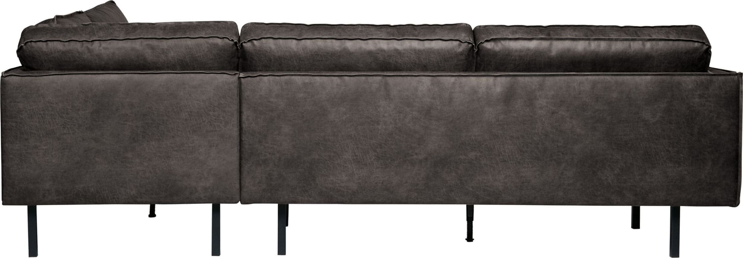 BePureHome Rodeo Hoekbank Rechts Zwart Black Bank
