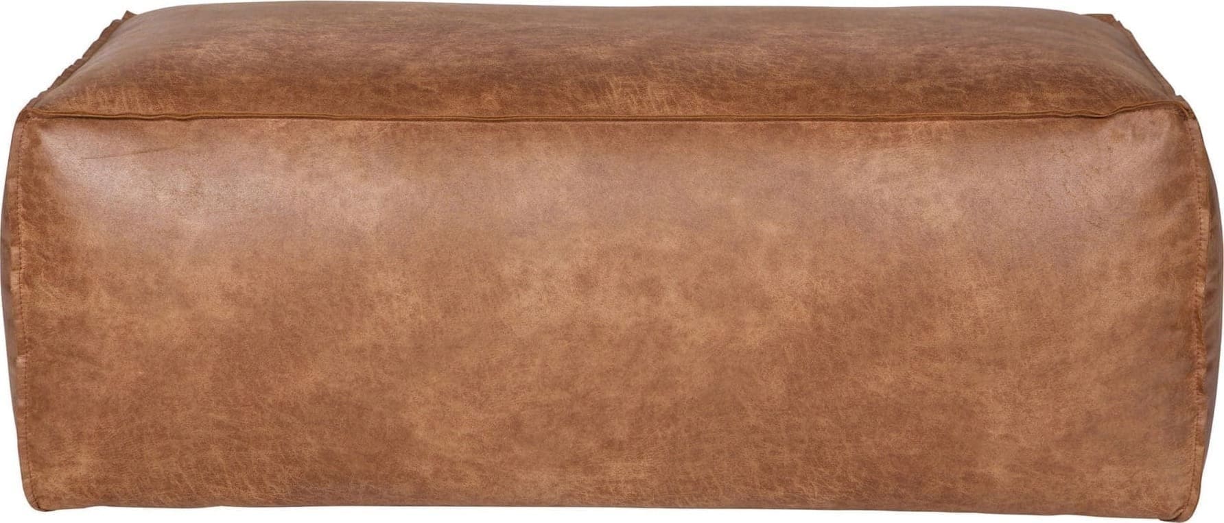 BePureHome Rodeo Poef 43x120x60 Cognac Cognac Eetkamerstoel