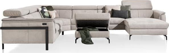 Henders & Hazel Tycan poef / hocker big - 80 x 60 cm Bank