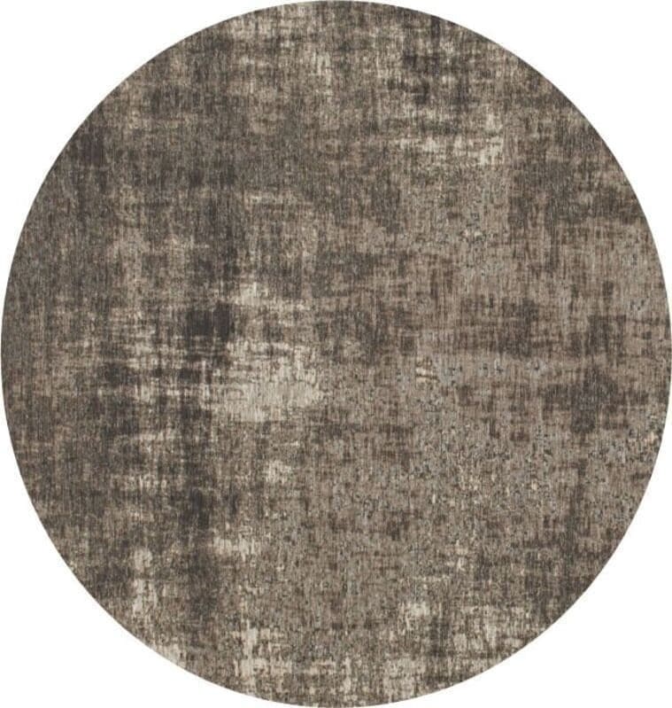 IN.House Vloerkleed Rubio grijs Ã¸240cm  Vloerkleed