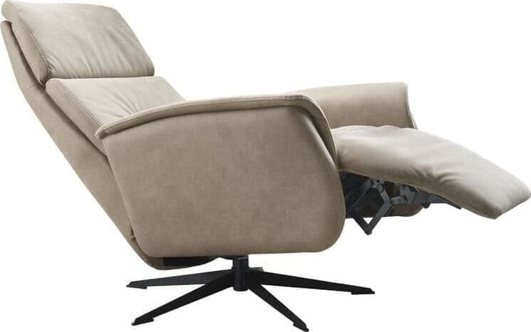Pronto Wonen Relaxfauteuil Initio verstelbare rug en voetensteun Fauteuil