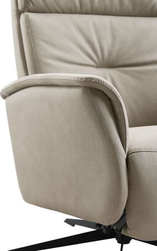 Pronto Wonen Relaxfauteuil Initio verstelbare rug en voetensteun Fauteuil