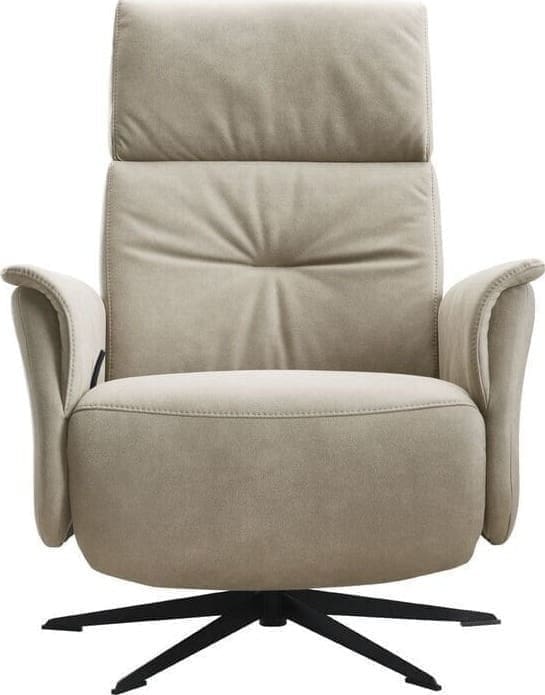 Pronto Wonen Relaxfauteuil Initio verstelbare rug en voetensteun Fauteuil