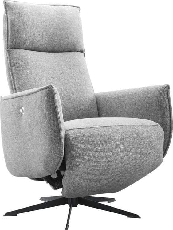 Pronto Wonen Relaxfauteuil Moio verstelbare rug en voetensteun  Fauteuil
