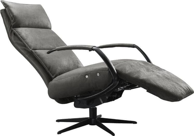 Pronto Wonen Relaxfauteuil Moio verstelbare rug en voetensteun Fauteuil