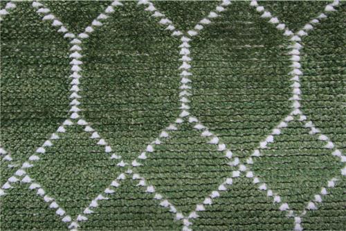 Vloerkleed Brinker Carpets Laatz Army Green - maat 200 x 300 cm