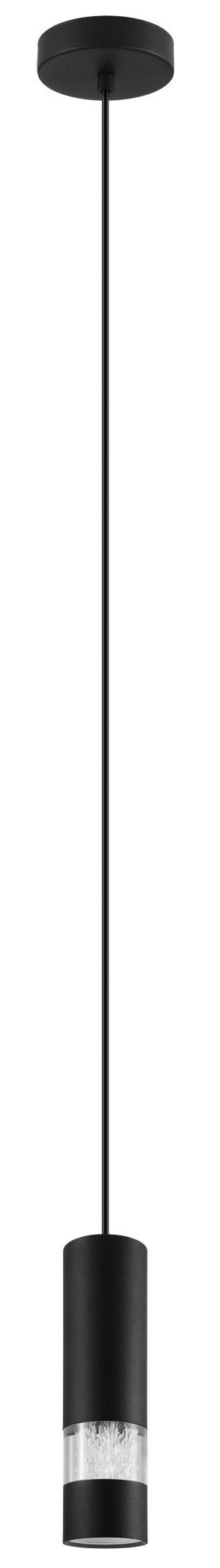Led hanglamp bernabeta 5w-gu10 zwart - zwart Eglo Hanglamp 39705-EGLO